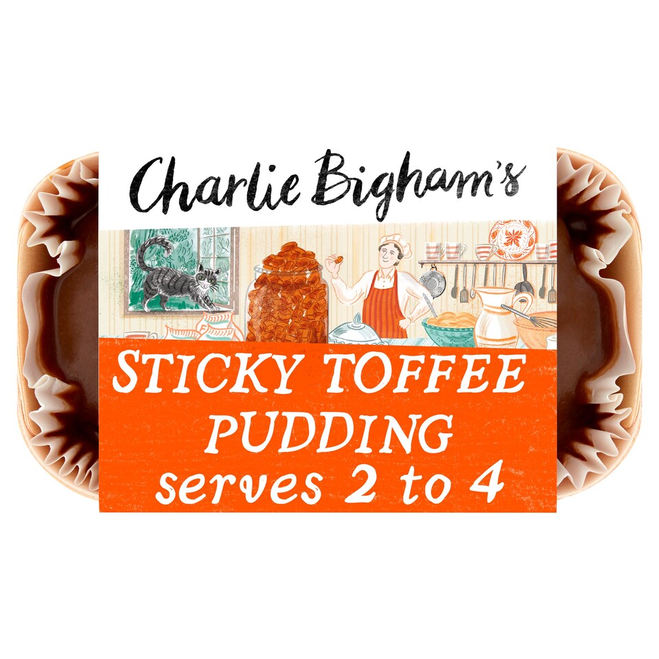 Charlie Bighams Sticky Toffee Pudding 436G Tesco Groceries