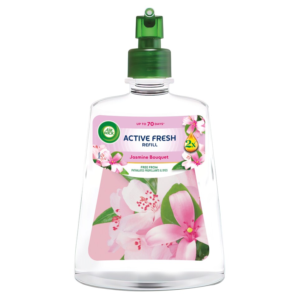 Air Wick Active Fresh Water-Based Refill for Automatic Diffuser Jasmine Bouquet 228ml