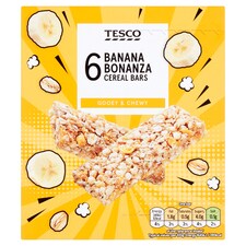 Tesco Banana Bonanza Cereal Bars 126G