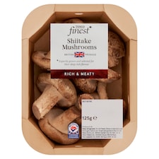 Tesco Finest Shiitake Mushrooms 125G