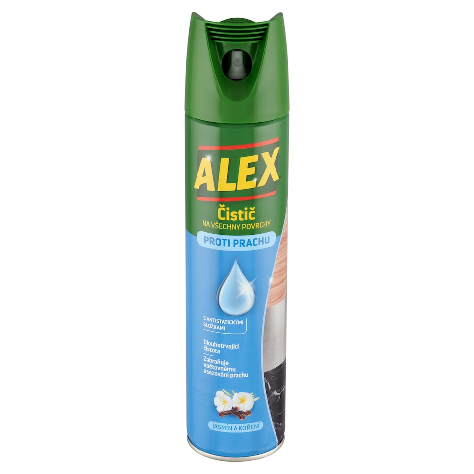 image 1 of ALEX Čistič proti prachu na všechny povrchy jasmín a koření 400ml