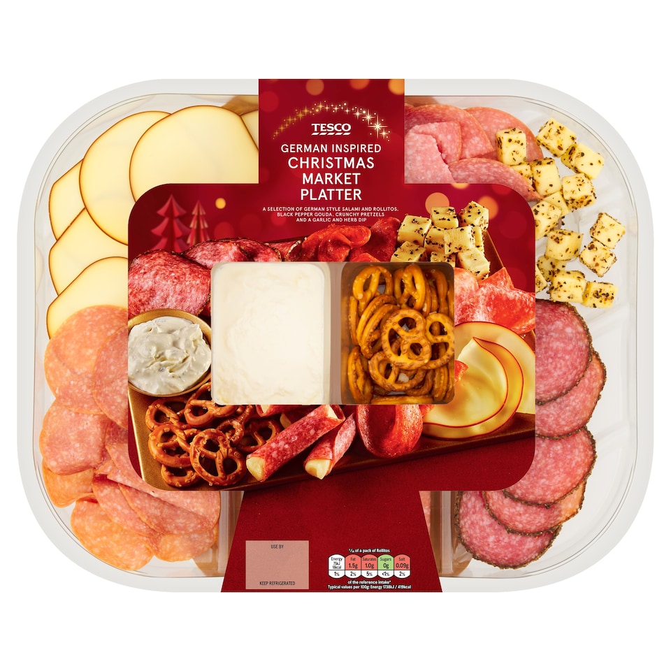 Tesco German Christmas Market Inspired Platter 345g