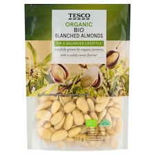 Tesco Organic Blanched Almonds 150g