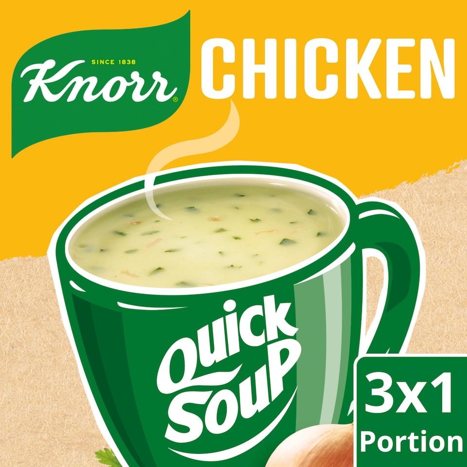 image 1 of Knorr Quick Soup Chicken 3X64ml
