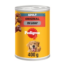 Pedigree Can Original Loaf Tinned Dog Food 400G