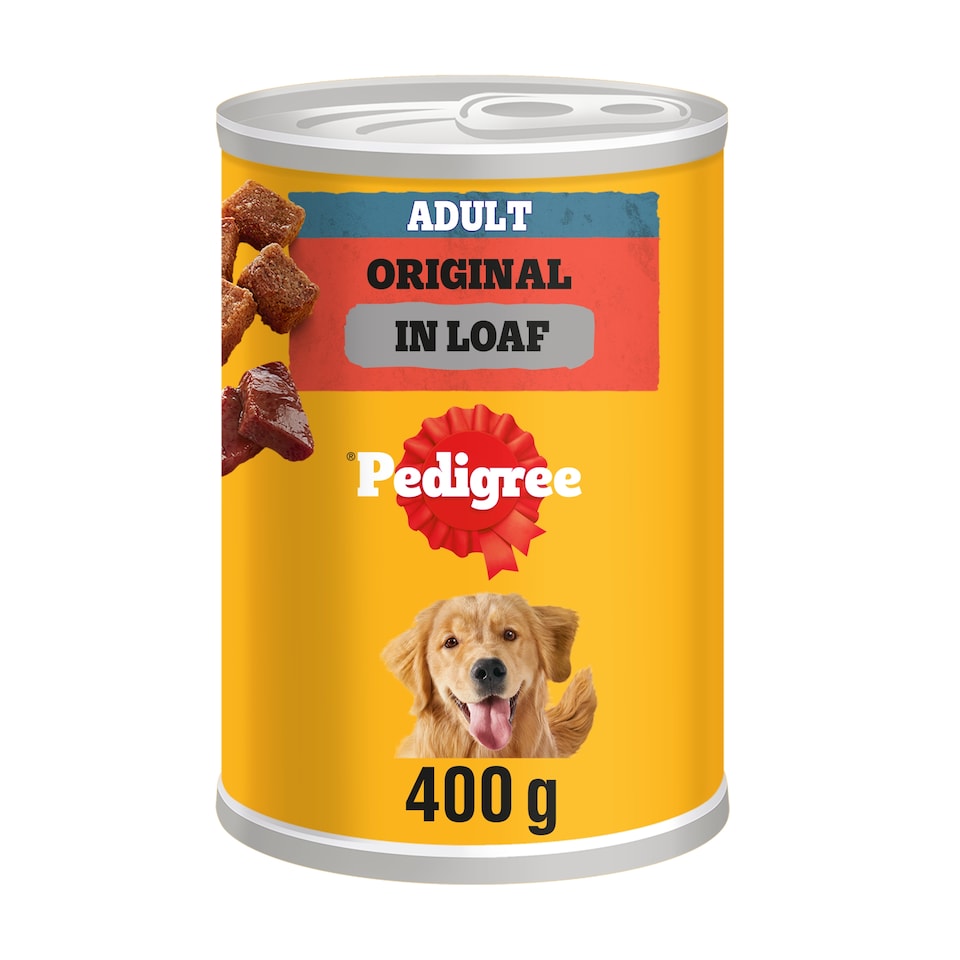 image 1 of Pedigree Can Original Loaf Tinned Dog Food 400G