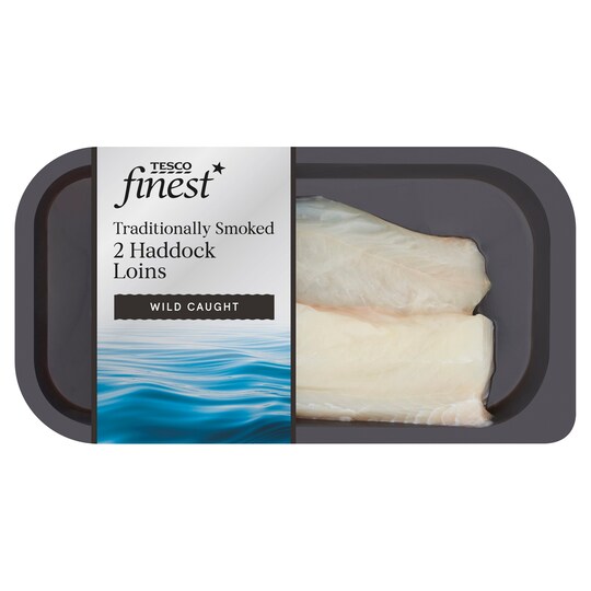 Tesco Finest Smoked Haddock Loin 240G Tesco Groceries