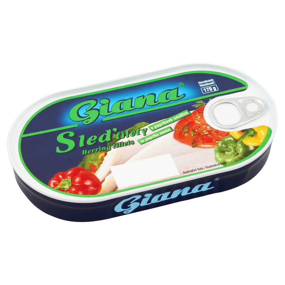 obrázok 1 z Giana Filety zo sleďa v paprikovej omáčke 170 g