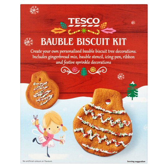 Tesco Bauble Biscuit Kit Tesco Groceries