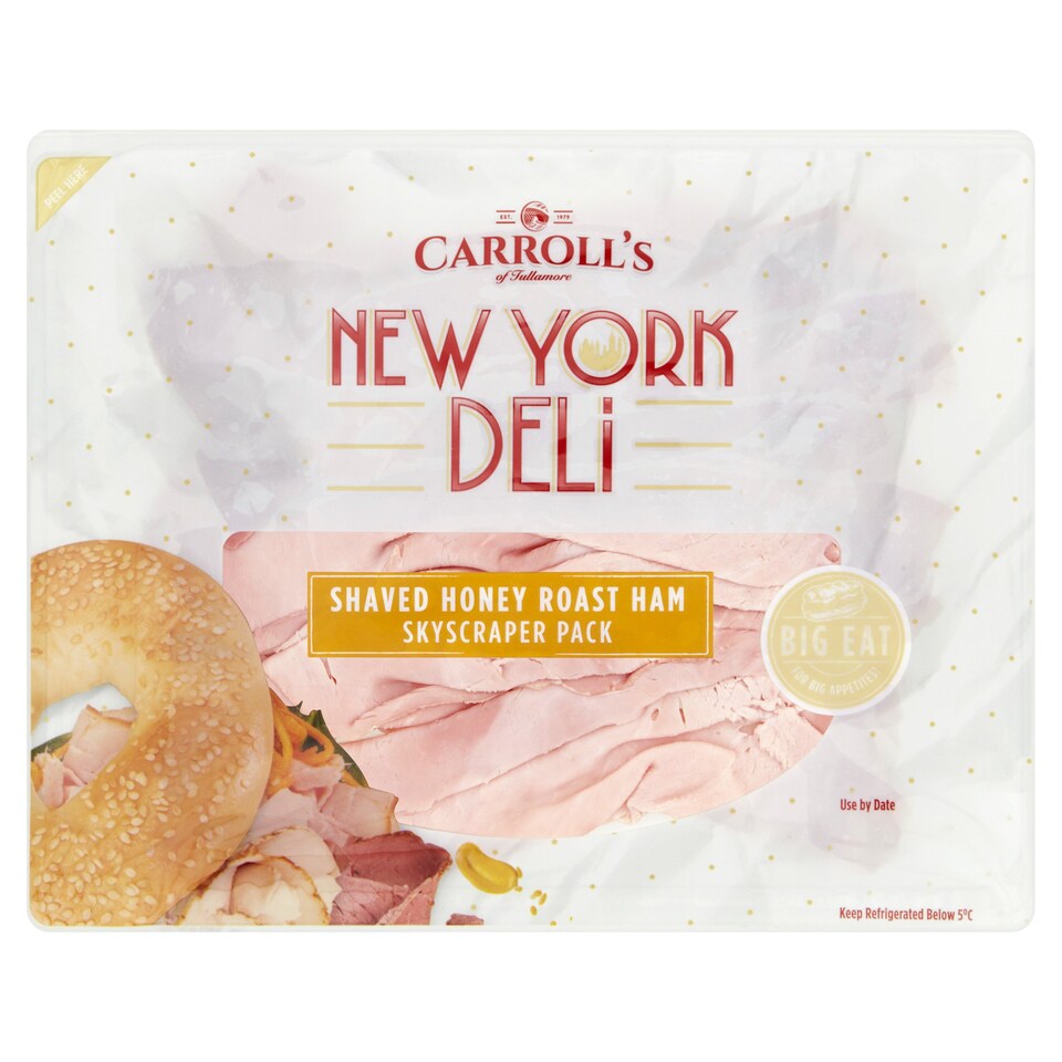 Carrolls New York Diner Honey Roast Ham Family Pack 140G