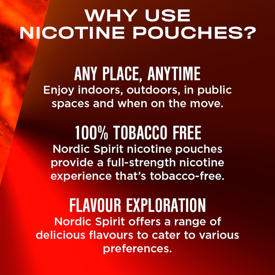 image 1 of Nordic Spirit Dark Fizz Strong Nicotine Pouches 9mg 20 Pouches