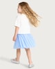 image 3 of F&F Girls 2-Piece Sequin T-Shirt and Tulle Skirt Set in Blue