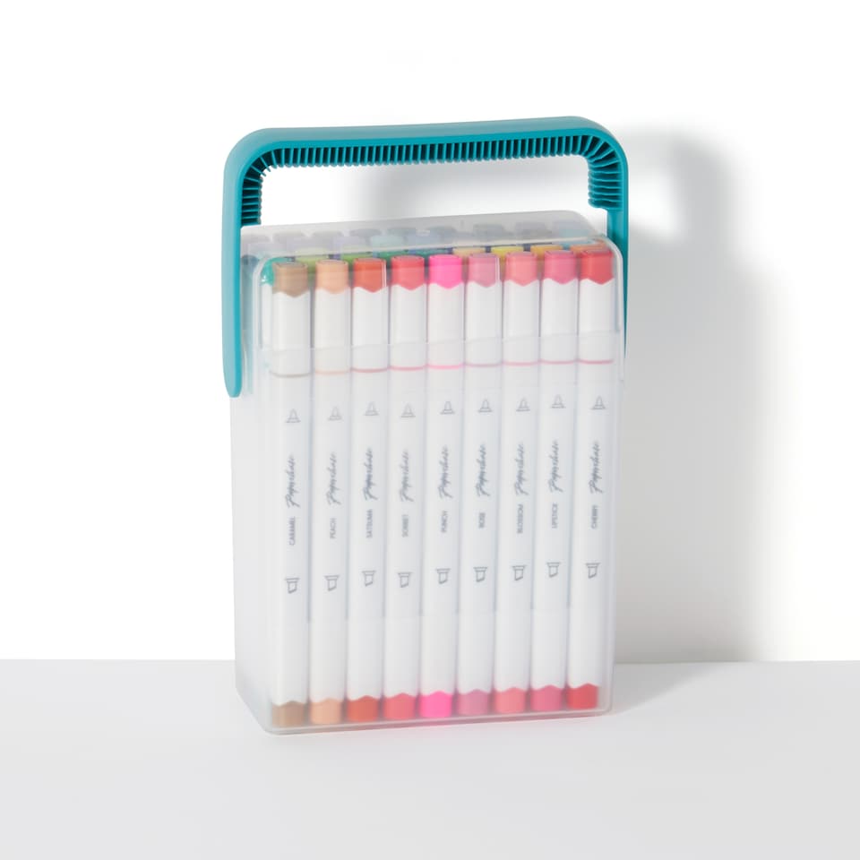 image 1 of Paperchase Rainbow 36 Dual End Marker Pens