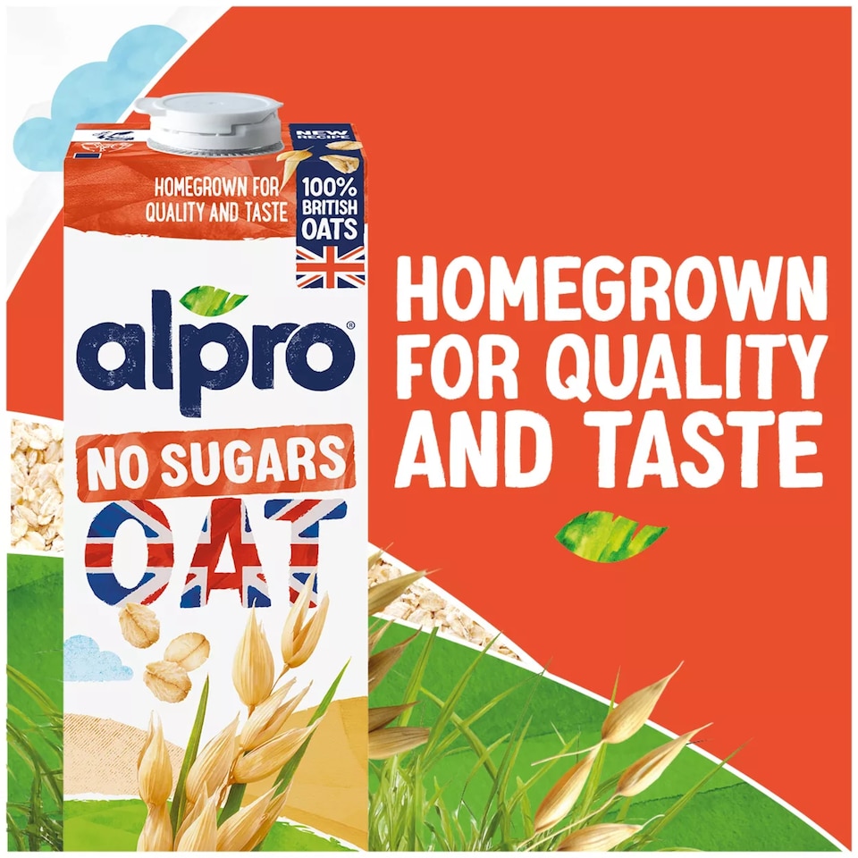image 1 of Alpro Oat No Sugar Long Life Dairy Free Drink 1L