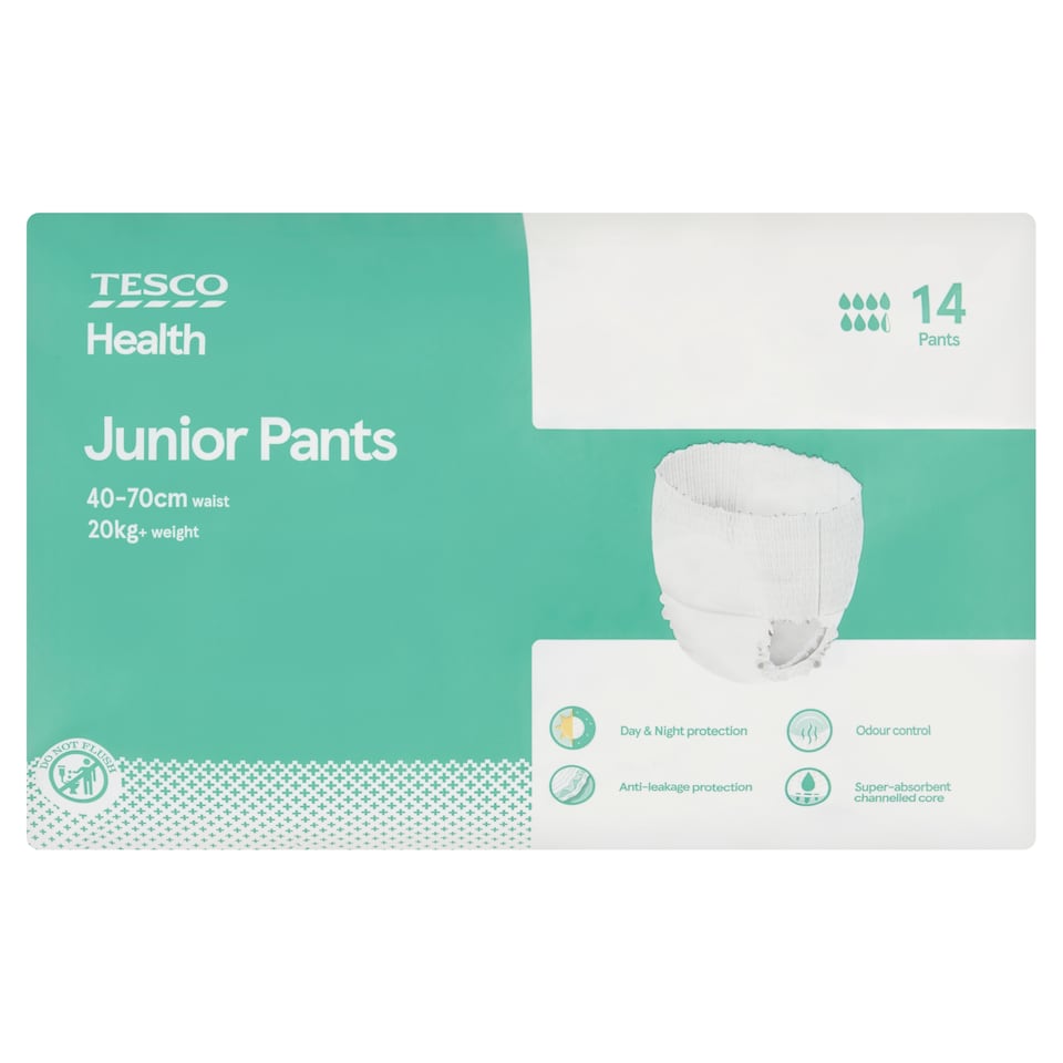 Tesco Health Junior Pants 14 Pack