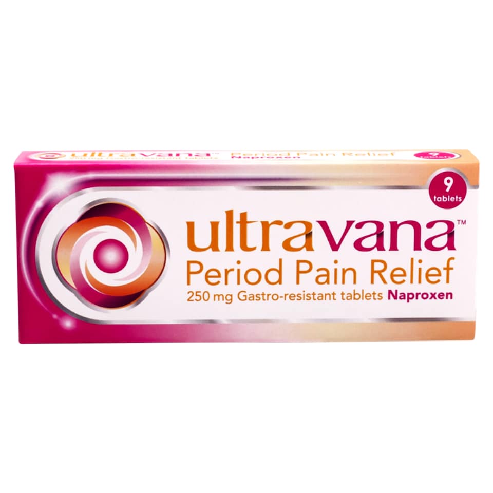 Ultravana Period Pain Relief 250mg 9 Tablets