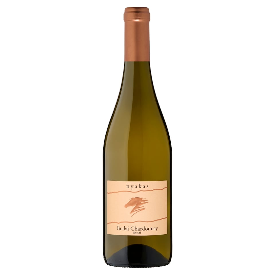 Nyakas Budai Chardonnay Kvevri száraz fehérbor 15% 750 ml  1. kép