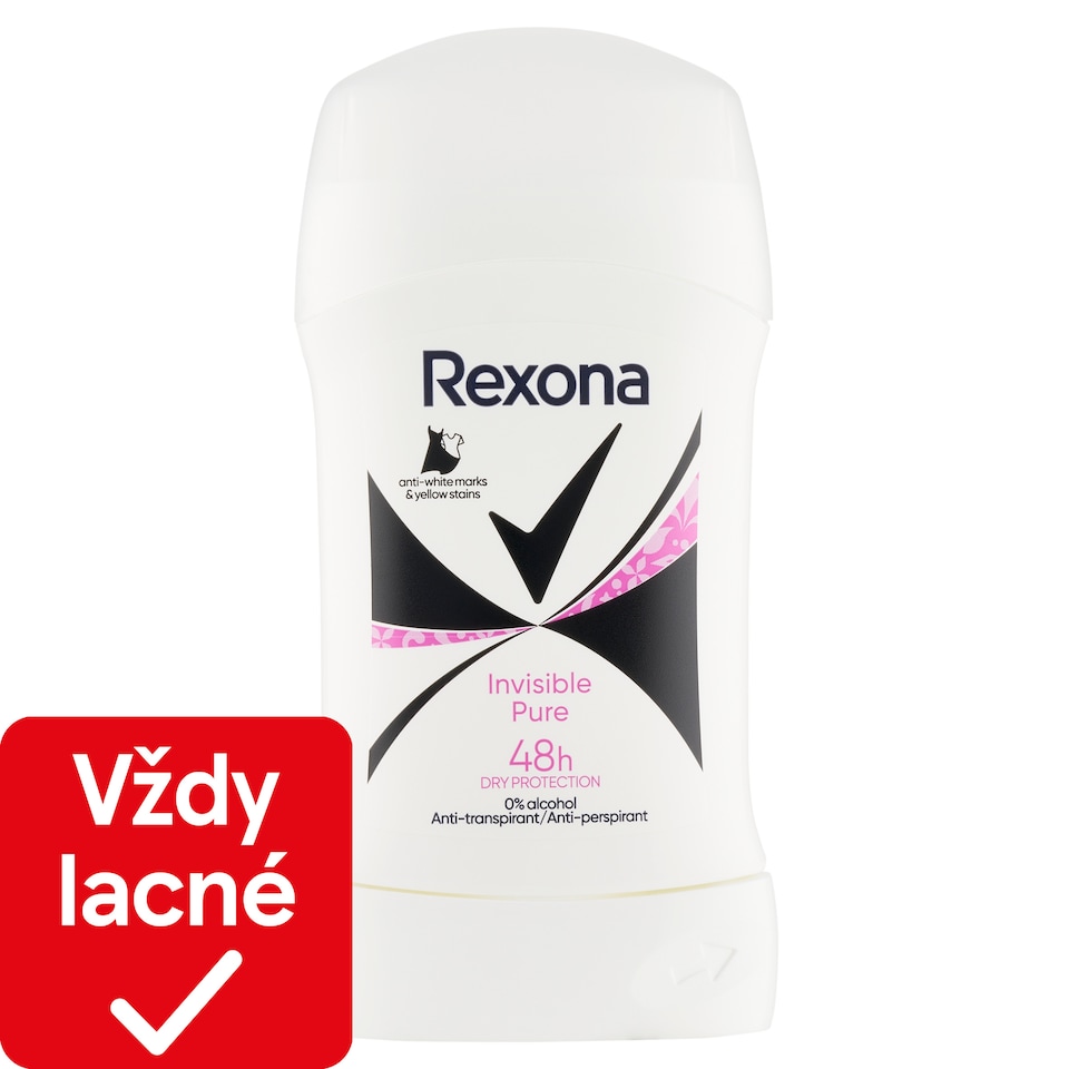 obrázok 1 z Rexona Invisible Pure Tuhý antiperspirant 50 ml