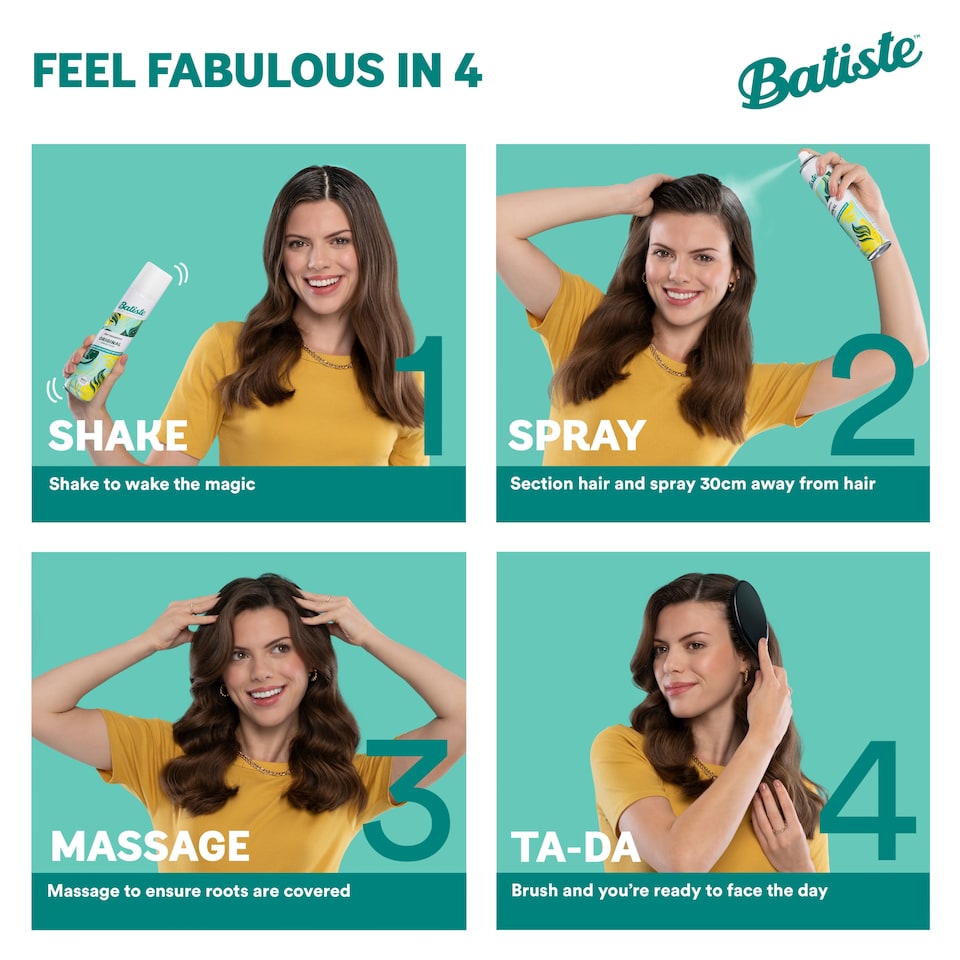 image 1 of Batiste Dry Shampoo Coconut Milk & Hemp Oil 200Ml