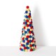 image 2 of Paperchase Cosmic Christmas Pom Pom Decorative Tree Ornament