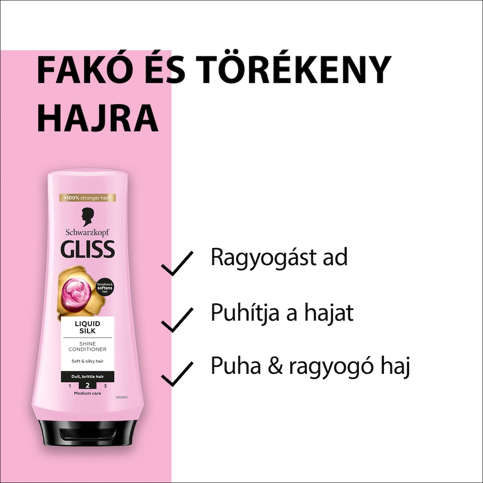 image 1 of Gliss Liquid Silk Hair Conditioner 200 ml