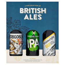 British Ales Selection Gift Set 3 X 500Ml