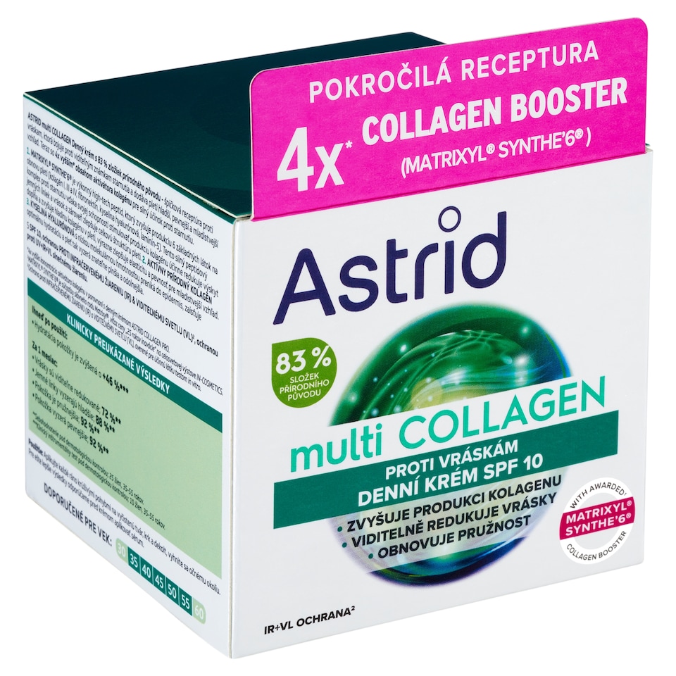 image 1 of Astrid Multi Collagen Anti-Wrinkle Day Cream SPF 10 50ml