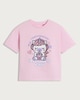 image 4 of F&F Girls Pure Cotton K-Pop Unicorn T-Shirt in Pink
