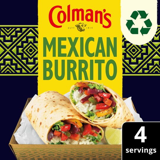 Colman's Mexican Burritos Mix 38G Tesco Groceries