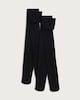 image 2 of F&F 2-Pack 15 Denier Opaque Medium Support Tights in Black