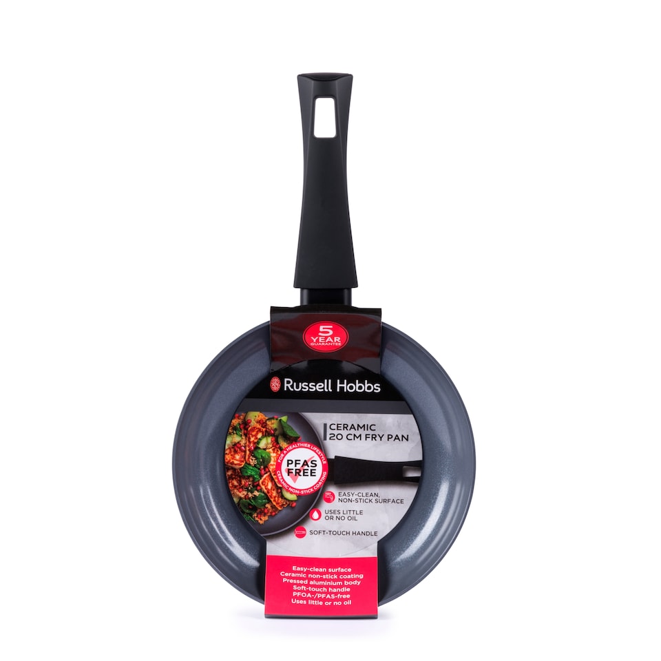 image 1 of Russell Hobbs Ceramic Fry Pan 20cm