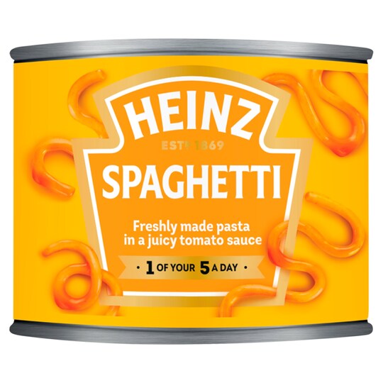 Heinz Spaghetti In Tomato Sauce 200G Tesco Groceries