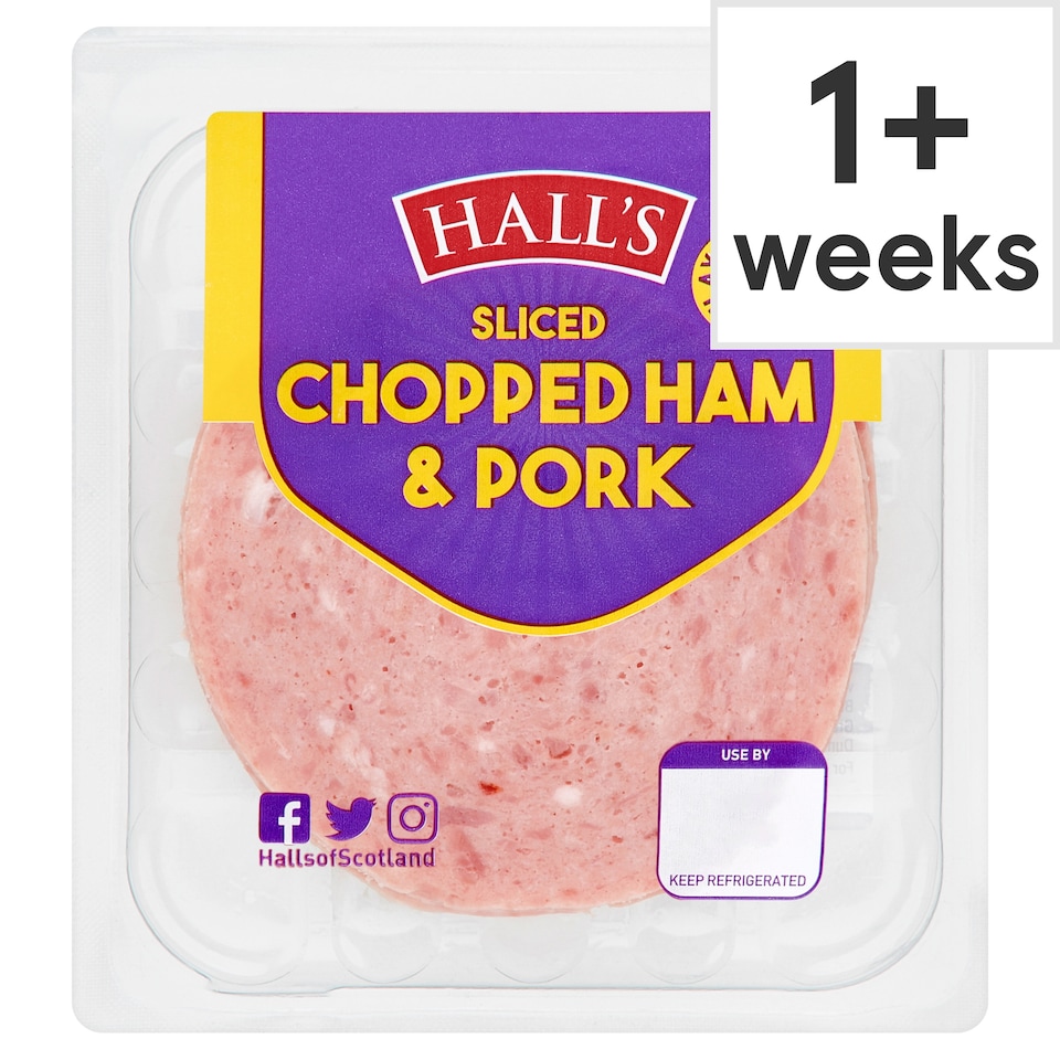Halls Chopped Pork 125G