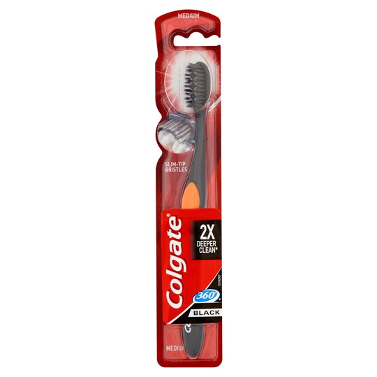 colgate 360 toothbrush charcoal