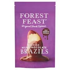 Forest Feast Belgian Milk Chocolate Brazils 120G