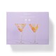 image 1 of Paperchase Set of 2 Confetti Martini Glasses 