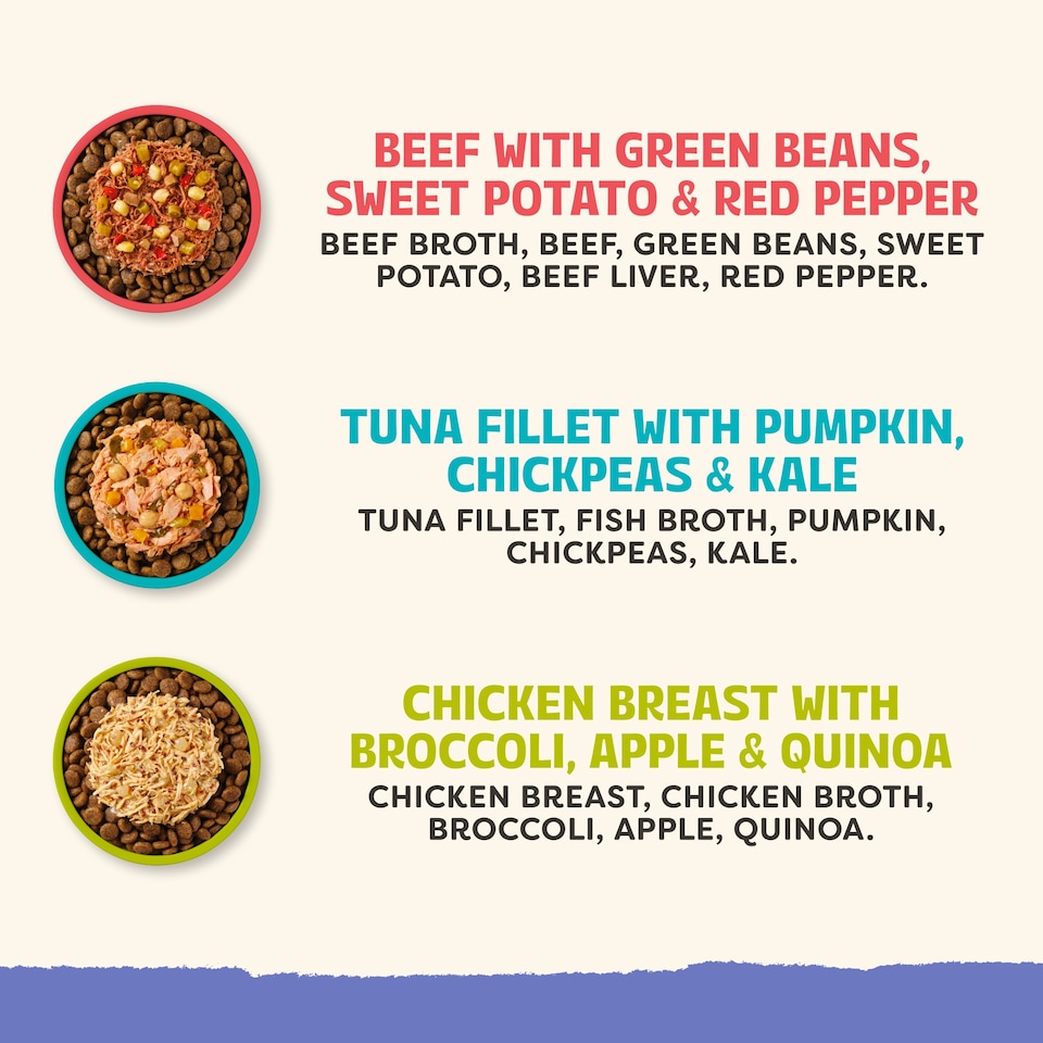 image 1 of Applaws™ Taste Toppers Natural Wet Dog Food Variety Selection in Broth Pouches 6 x 85g