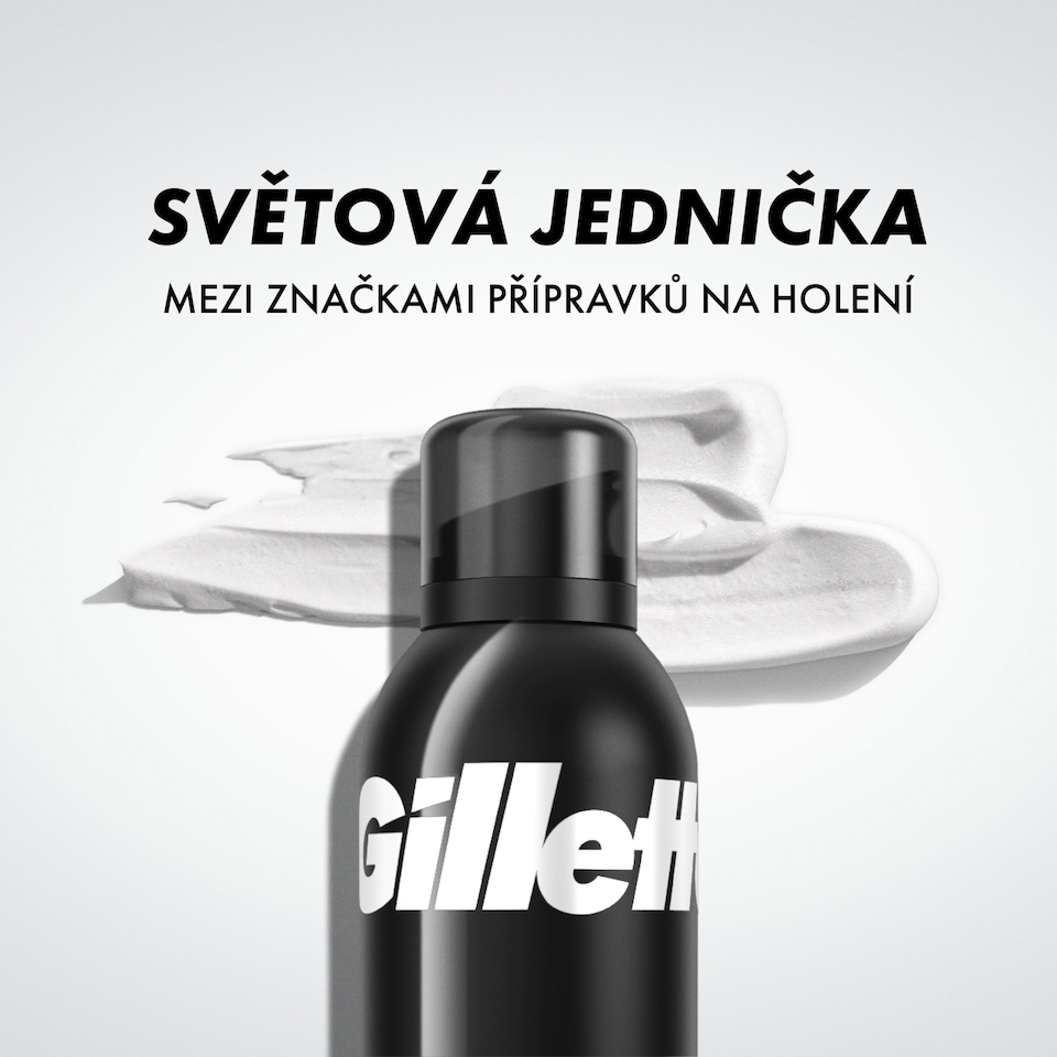 Obrázek 1 pro produkt Gillette Classic Pěna Na Holení Sensitive Pro Citlivou Pokožku, 200ml