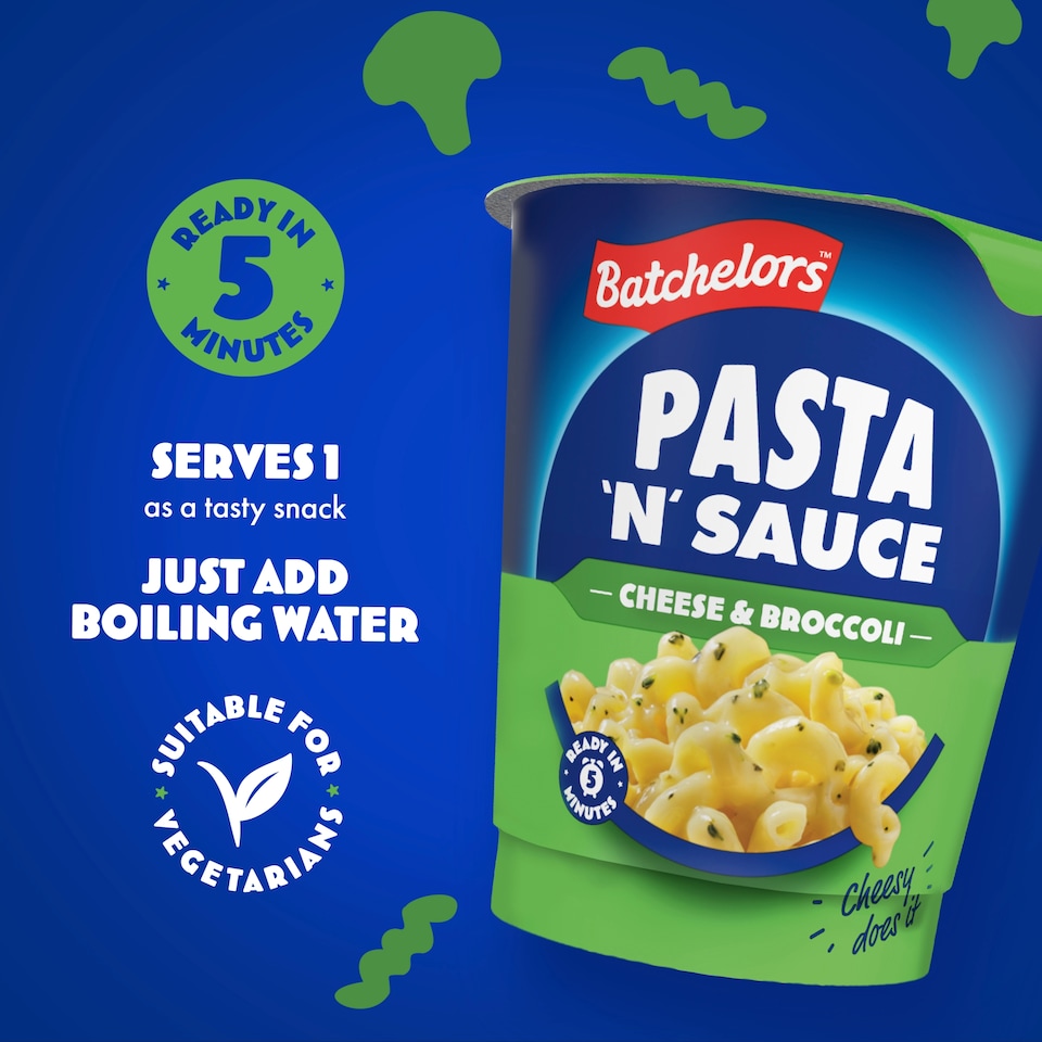 image 1 of Batchelors Pasta & Sauce Pot Cheese & Broccoli 65G