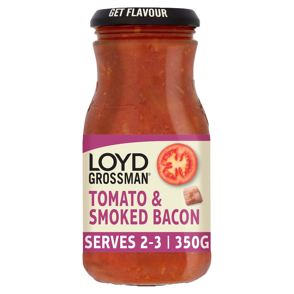 Loyd Grossman Smoky Bacon Tomato Pasta Sauce 350g