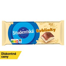 Študentská pečať Bublinky Mliečna a Biele bublinky 90 g