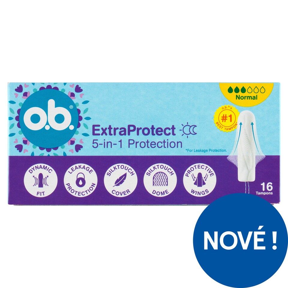 Obrázek 1 pro produkt O.B. ExtraProtect Normal tampony 16 ks