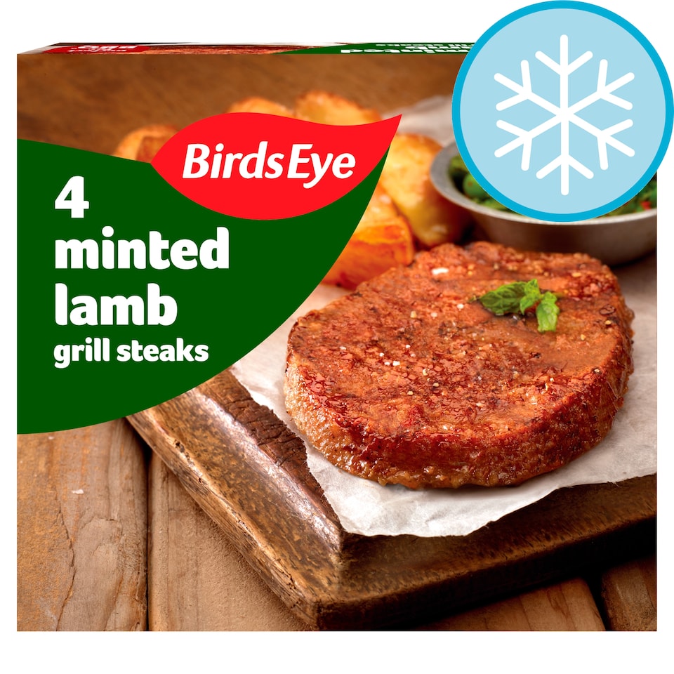 Birds Eye 4 Minted Lamb Grill Steaks 300g