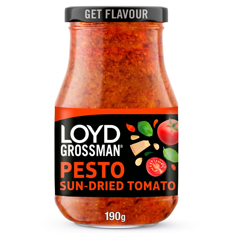 Loyd Grossman Pesto Sun-Dried Tomato 190g