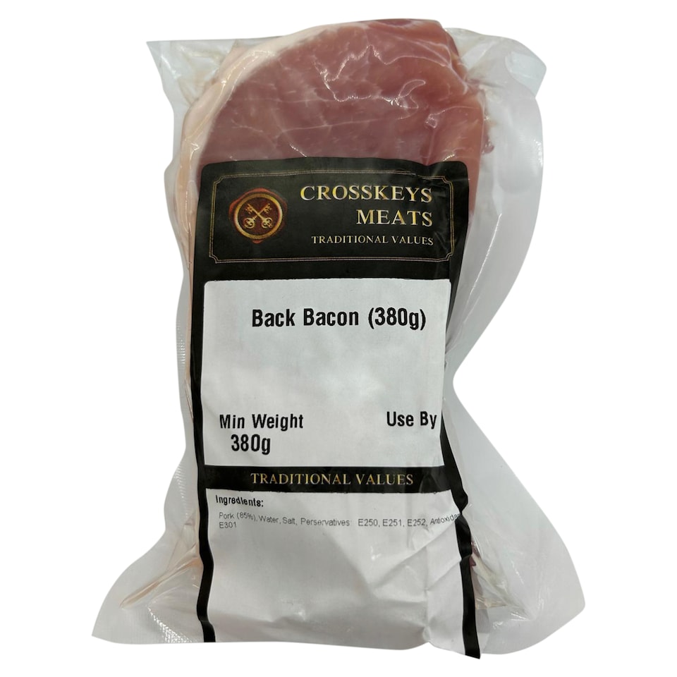 Crosskeys Meats Back Bacon 380g