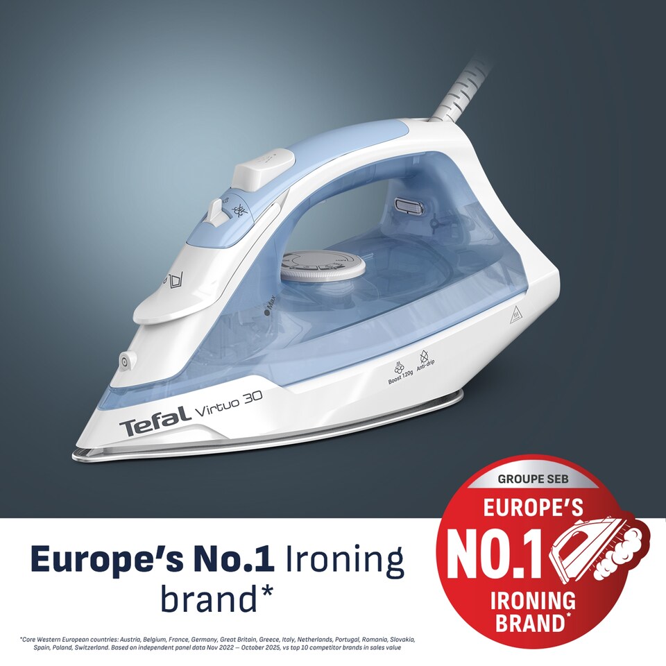 image 1 of Tefal Virtuo 30 Steam Iron