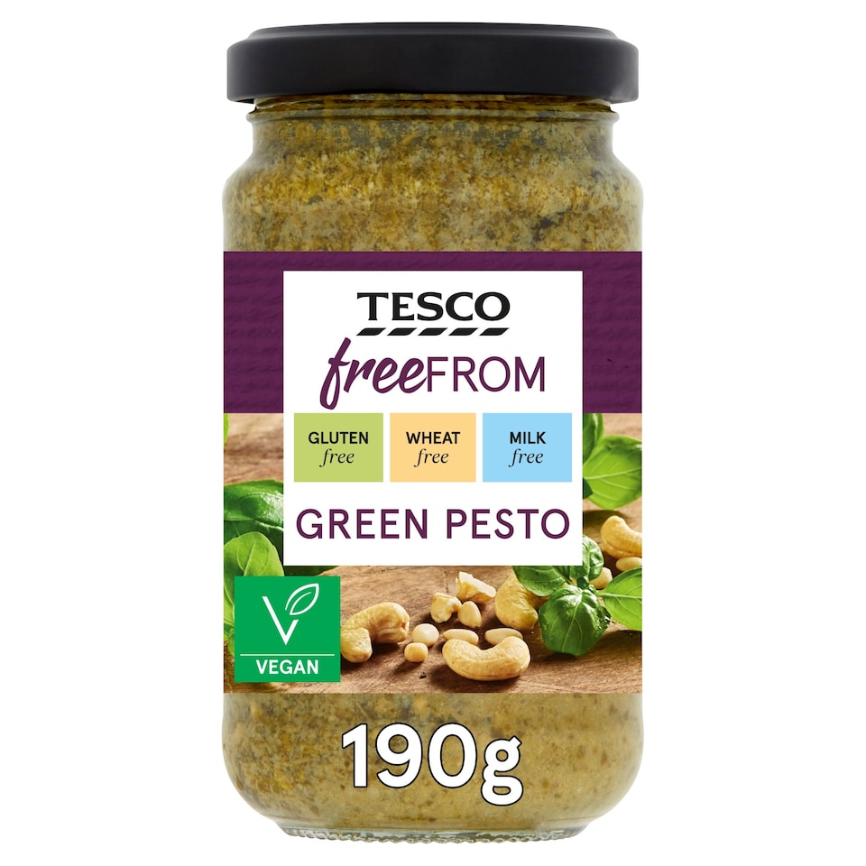 Tesco Free From Green Pesto 190G Tesco Groceries