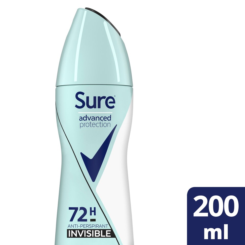 image 1 of Sure Advanced Invisible Antiperspirant Deodorant 200Ml