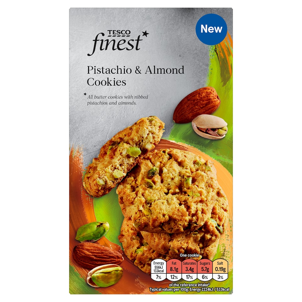Tesco Finest Pistachio & Almond Cookie 200g