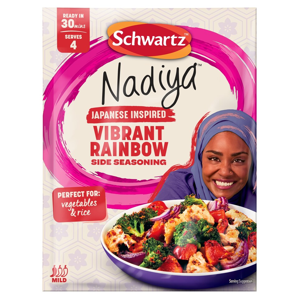 Schwartz Nadiya Vibrant Rainbow Side Seasoning 20g